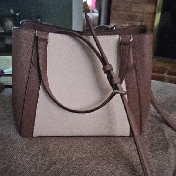 Kate Spade Brown and Cream Luxury Tote - Picture 4 of 6